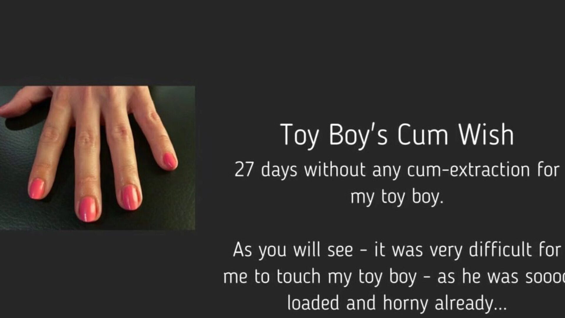 Spielzeugjungen Spermawunsch: Kostenloser Domina-Handjob HD-Porno-Video 95 Sieh dir kostenlos den Sperma-Wunsch-Tube-Orgie-Film von Spielzeugjungen auf xhamster an, mit der sexiesten Schar von Domina-Handjobs