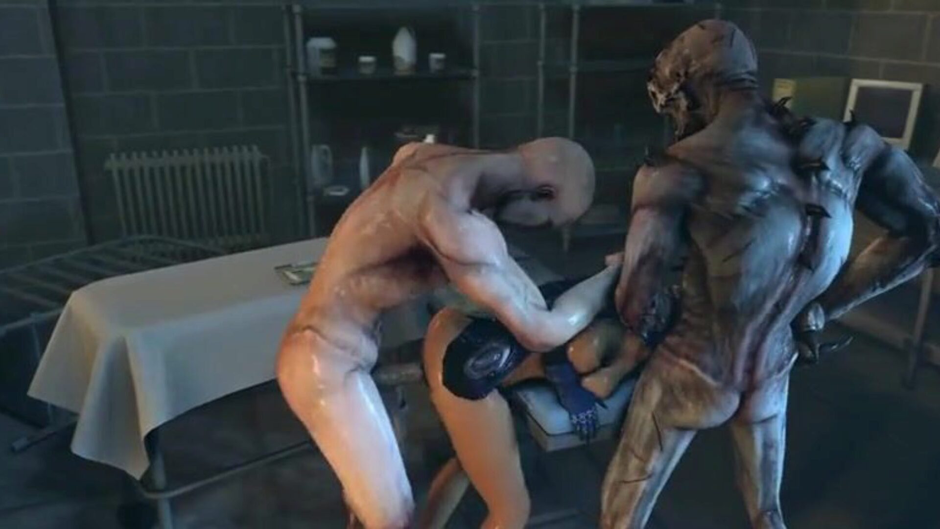 ashley and femshep getting banged by monsters hot