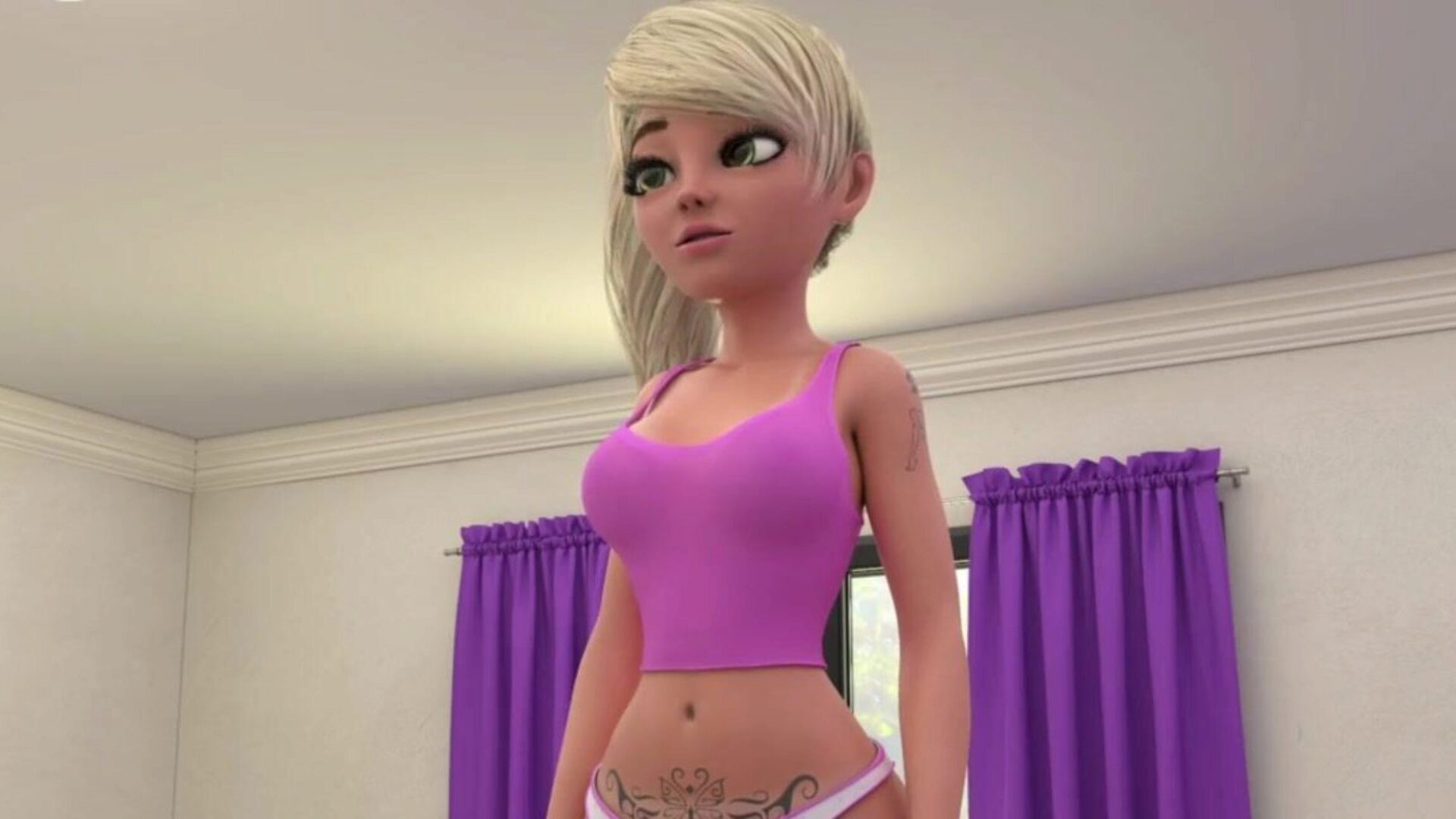 Huge dong dickgirl copulates mamma - 3D Futa Animation (ENG Voices)