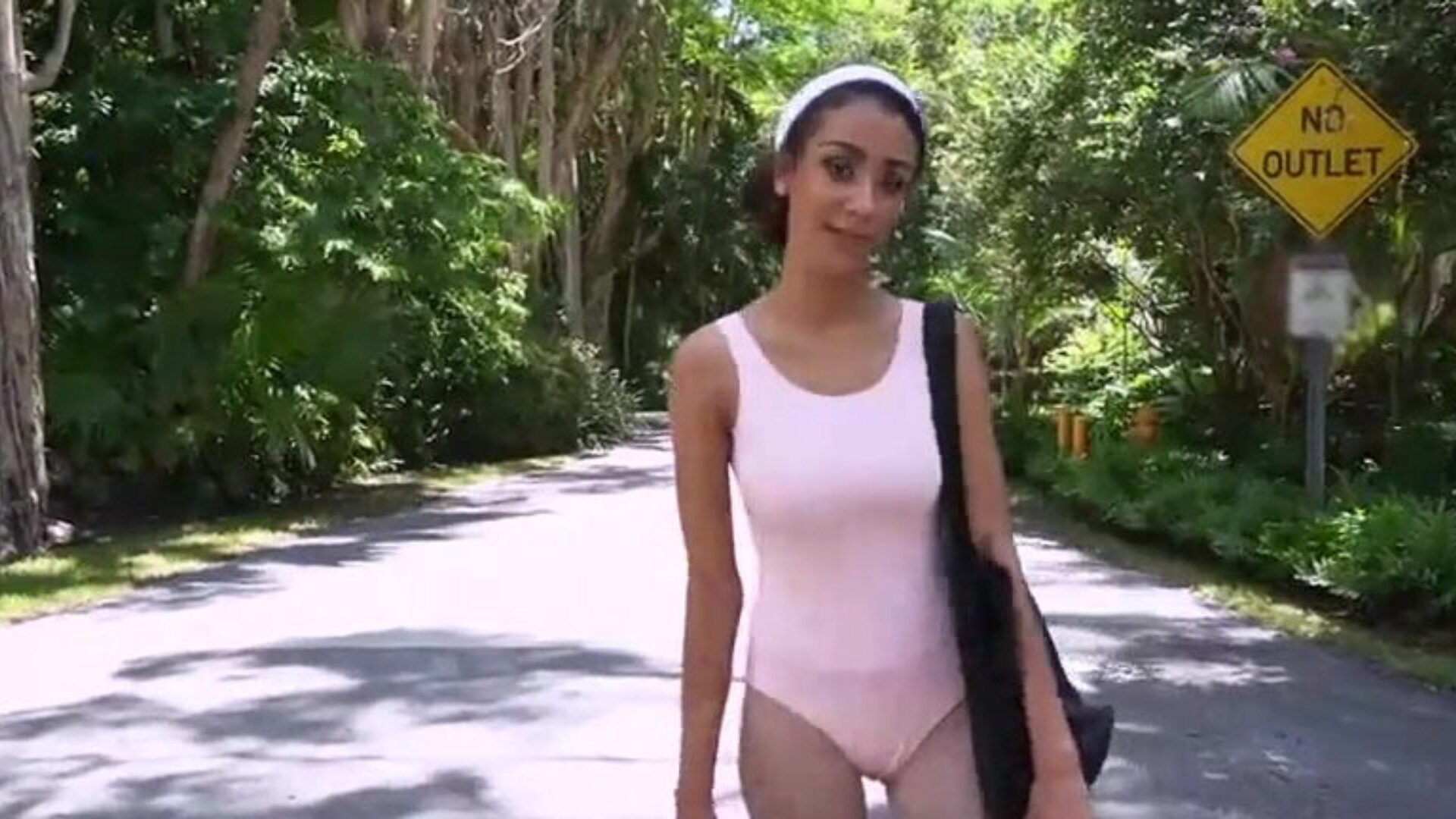 Large whoppers sexy black ballerina Ariana Aimes got paid for plow