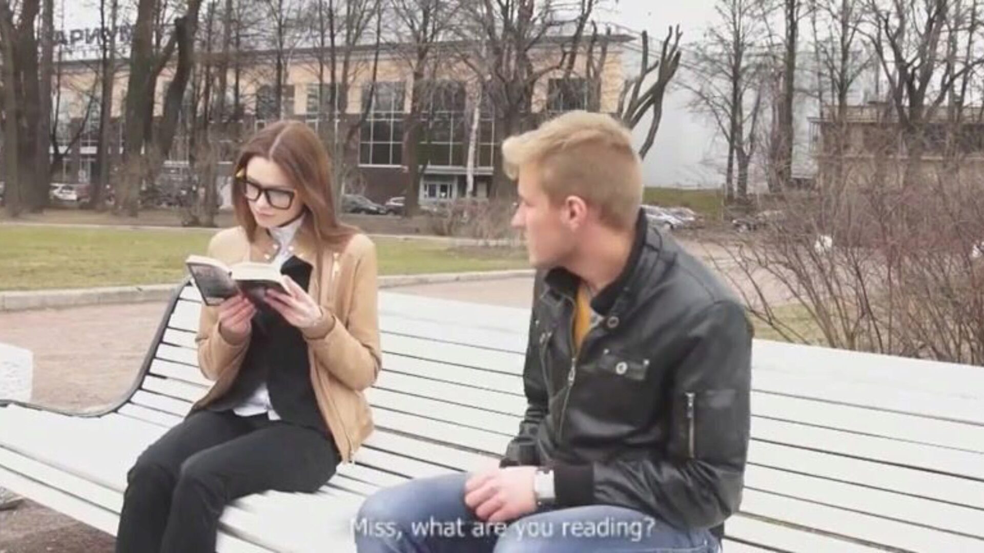 This Babe Is Nerdy - Dila - the Sex Geometry This nerdy teeny looks so lovely reading the book on geometry in a park and when a stylish boy suggests her help in inspecting for tomorrows check-up that babe quickly assents