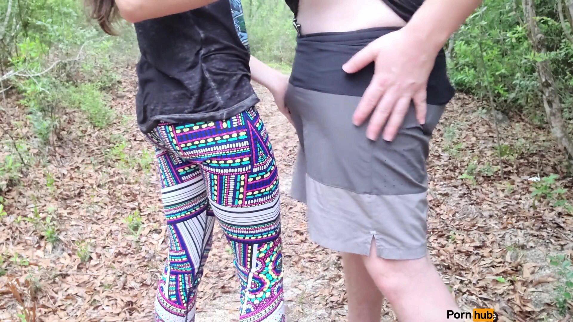 4K Anal Creampie during Nature Hike